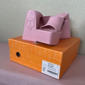 Naked Wolfe | Shoes | Nib Naked Wolfe Pearl Heels Sz 8 | Poshmark